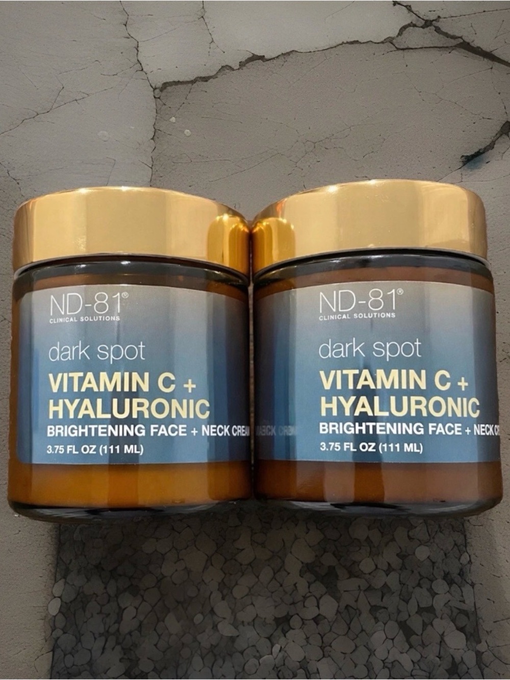 ND-81 Clinical Solutions Vitamin C Hyaluronic Dark Spot Face Neck Cream (Set 2)
